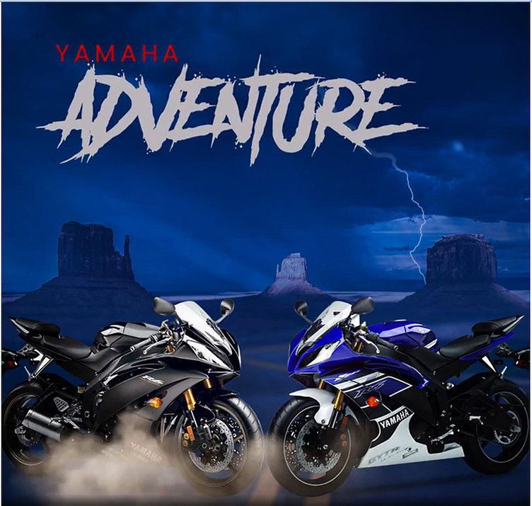 Yamaha motorcycle detail